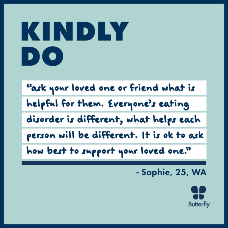 Kindly Do, Kindly Don’t: Suggestion from people with lived experience